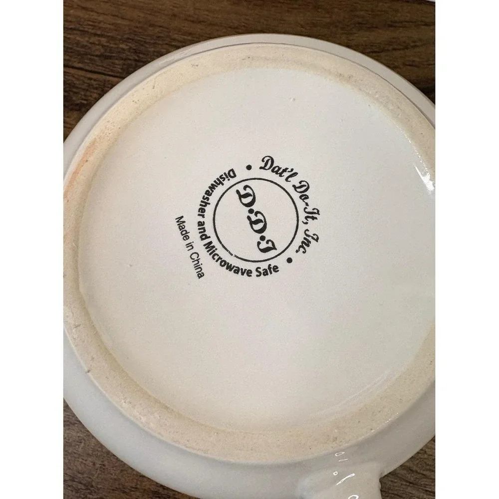 Vintage Dat'l Do-It Vegetable Soup Recipe Ceramic Mug Cup Bowl